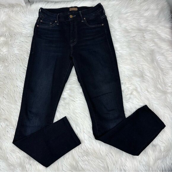 Mother Women’s High Waisted The Looker Coffee‎ Tea or Me Skinny Jeans W25-26/L27 - Picture 1 of 13